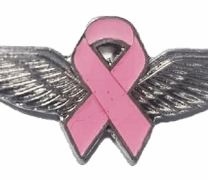 Pin Alas Rosas (PLATEADAS)